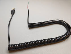 Coiled USB 2.0 Cable